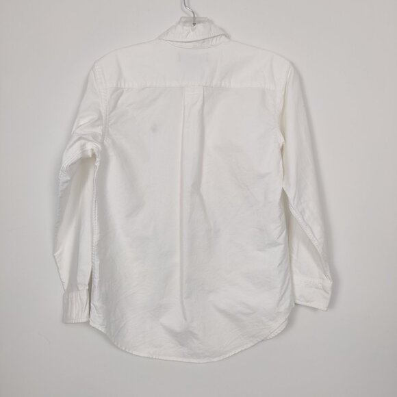 Ralph Lauren Boy's White Button Down Shirt Size 12 100% Cotton - Picture 6 of 10